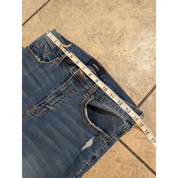 Aero High Rise Distressed Skinny Jeans Women’s Size 10 Regular Blue Stretch - Picture 6 of 11